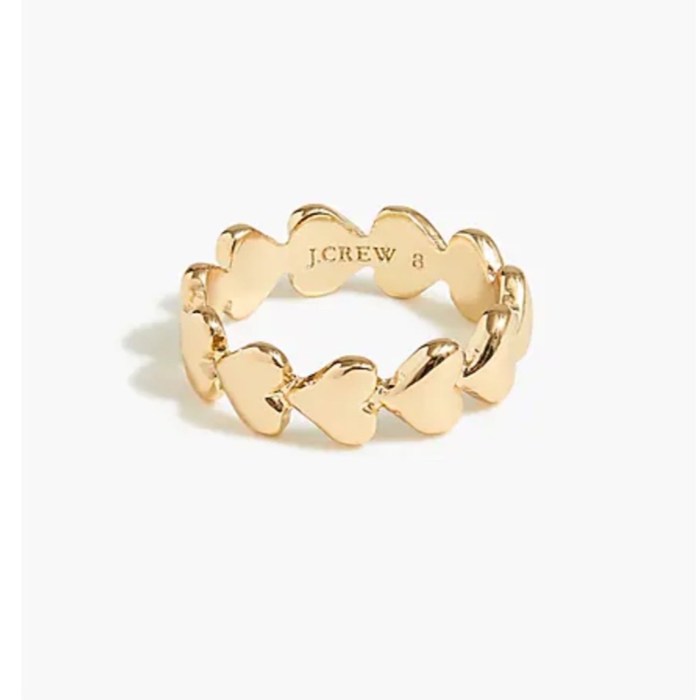 J. Crew Heart Ring